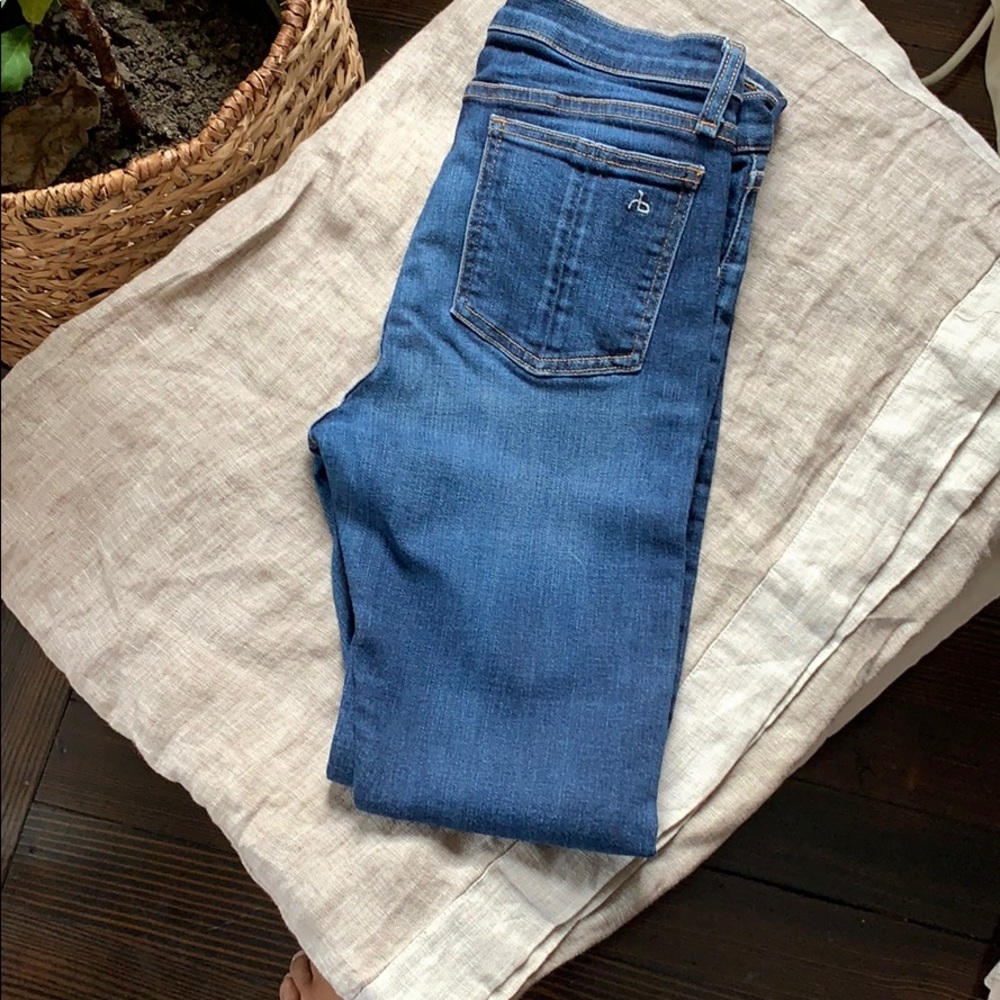 Rag & Bone Hugh rise skinny jeans